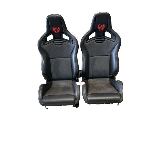 Evora S Recaro Sports Seats Pair Black Leather