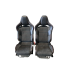 Evora 400 Sparco Sports Seats Pair Black Leather Alcantara